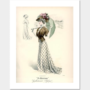 Edwardian Fashion Plate Posters and Art